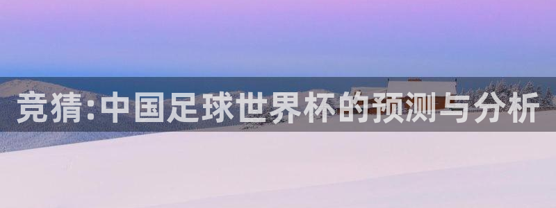 竞猜:中国足球世界杯的预测与分析