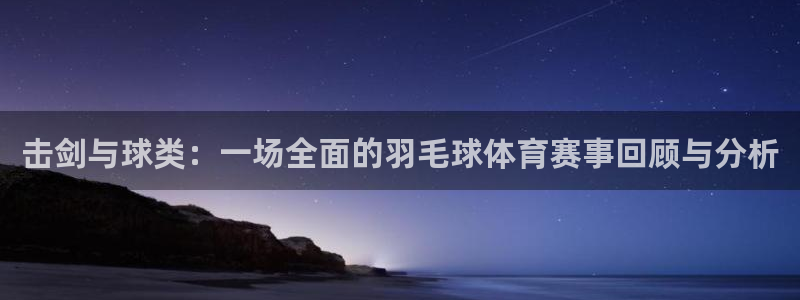 击剑与球类：一场全面的羽毛球体育赛事回顾与分析