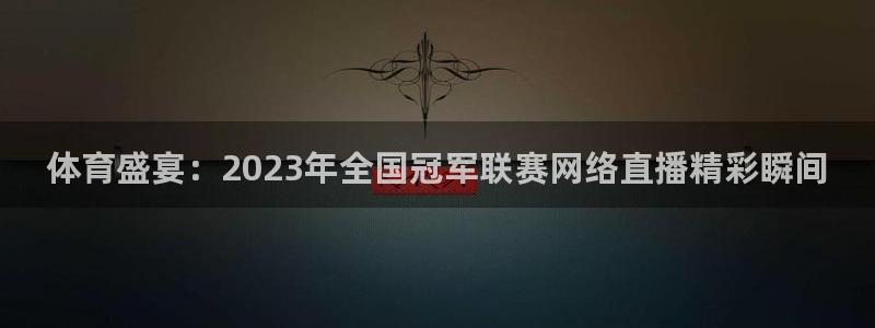 体育盛宴：2023年全国冠军联赛网络直播精彩瞬间